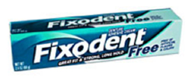 Messy and Unhealthy Denture Adhesive